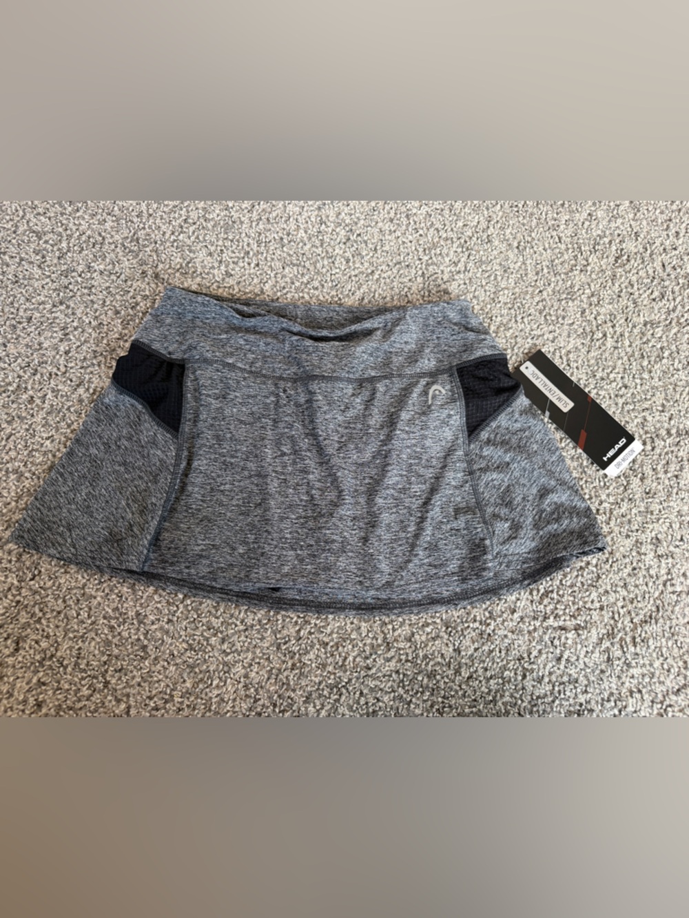 Head Gray Heather Athletic Skort